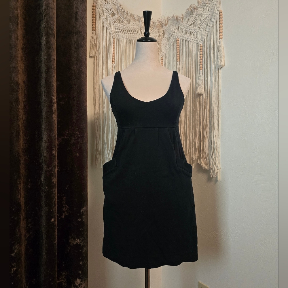 New York & Company Black Dress With Pockets